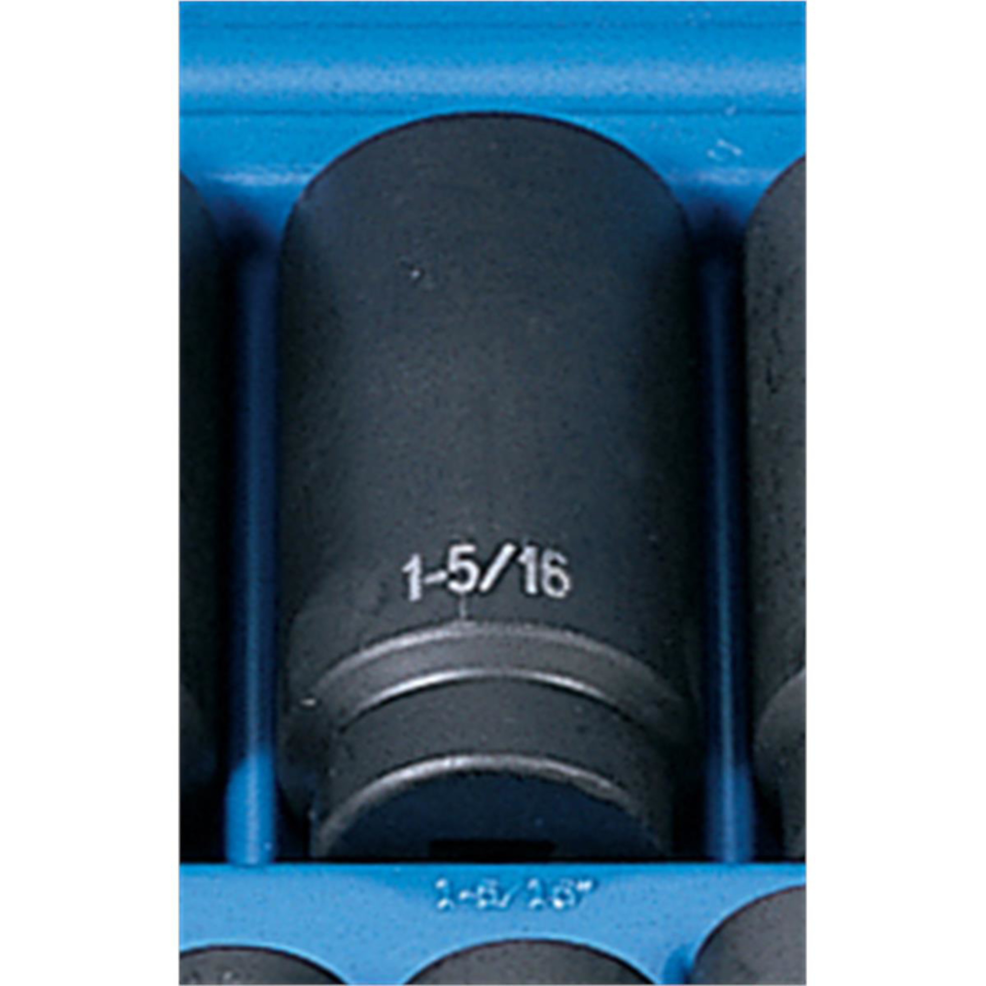 Grey Pneumatic Impact Socket — 1 5/16in., 1/2in. Drive, 6-Point, Deep, Chrome-Molybdenum, Model# GRE2042D